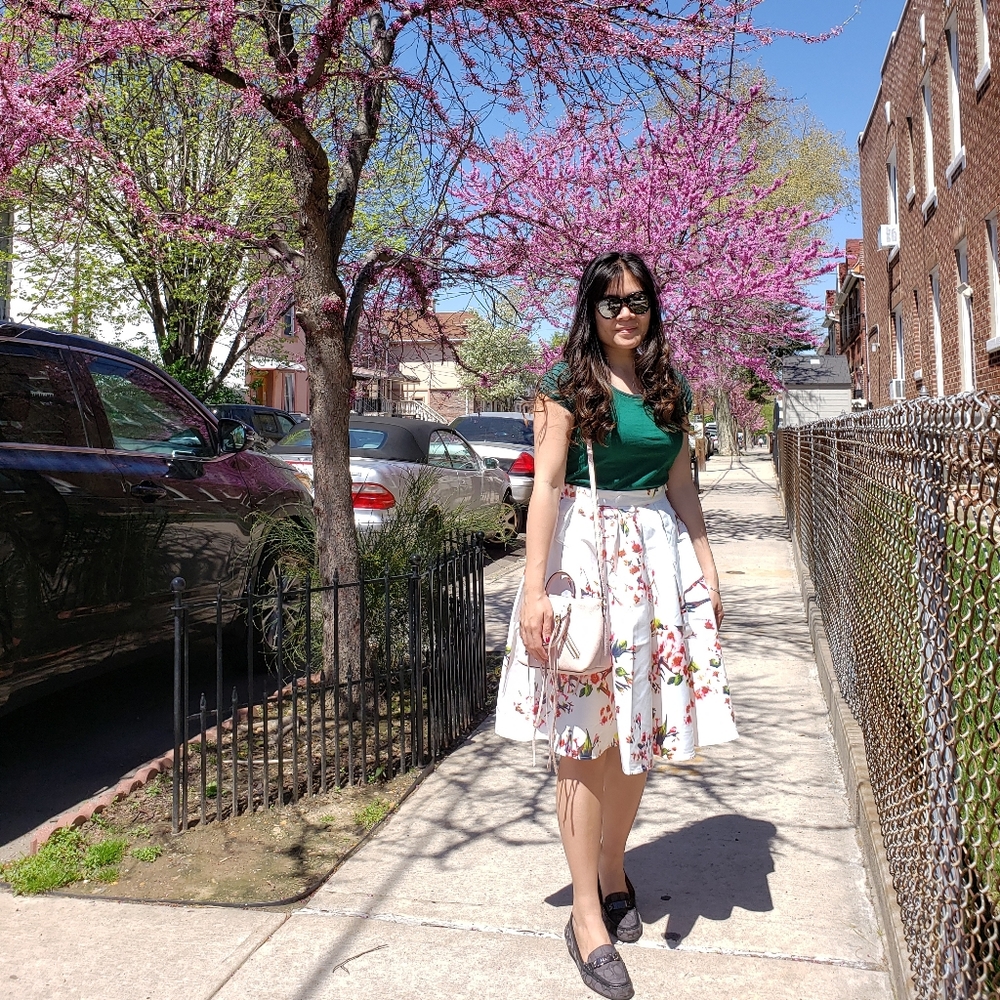 HP 🌸 Cherry blossom print skirt